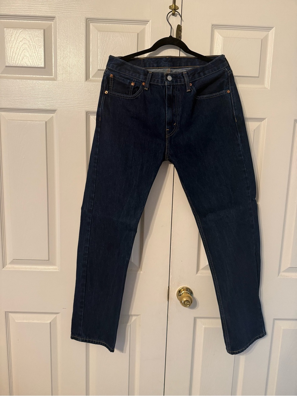 Levi's Straight Leg Men's Jeans in Dark Indigo - Picture 3 of 3